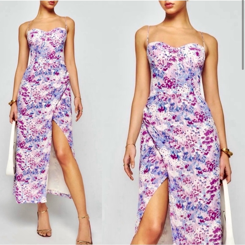 REFORMATION Kourtney Dress Morning Dew